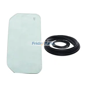 Rear Glass Window Kit 6717874 6665568 6554149 for Bobcat 751 753 863 873 S100 S175 S185 S205 S300 T140 T190 T250 — 2