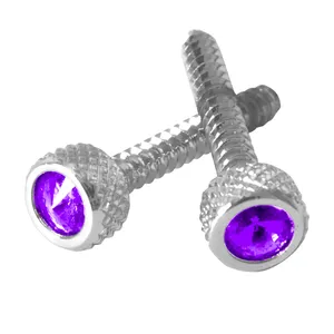#67194 CR. DASH SCREW W/PURPLE CRYSTAL FOR INTERNATIONAL