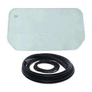 Rear Glass Window Kit 6729730 6675387 6554149 for Bobcat Loader 653 751 753 763 773 7753 853 863 873 953 963 864