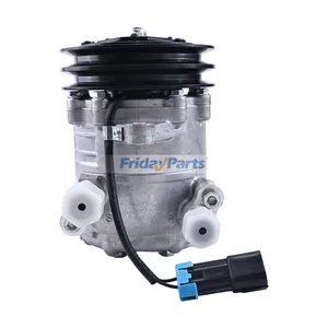 TM-08 Air Conditioning Compressor 6733655 for Bobcat Loader A220 A300 S150 S160 S175 S185 S205 S220 S250 S300 S330 — 4