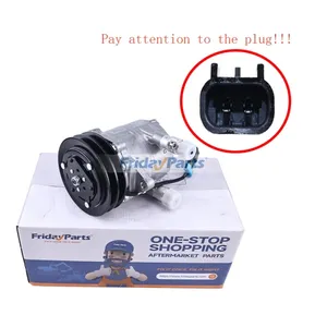 TM-08 Air Conditioning Compressor 6733655 for Bobcat Loader A220 A300 S150 S160 S175 S185 S205 S220 S250 S300 S330 — 2