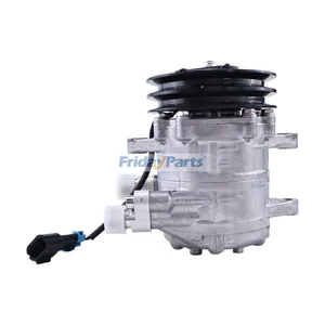TM-08 Air Conditioning Compressor 6733655 for Bobcat Loader A220 A300 S150 S160 S175 S185 S205 S220 S250 S300 S330 — 6
