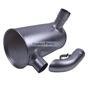 Muffler Silencer 6738-11-5520 for Komatsu Engine 6D102 Excavator PC200-7 PC220-7 PC210-7 PC240-7 PC228-3 PC230-7 PW180-7 — 7