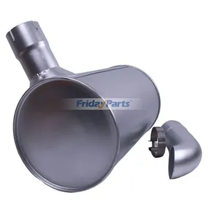 Muffler Silencer 6738-11-5520 for Komatsu Engine 6D102 Excavator PC200-7 PC220-7 PC210-7 PC240-7 PC228-3 PC230-7 PW180-7 — 6