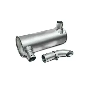 Muffler 6754-11-5340 For KOMATSU Excavator PC200-8 PC200LC-8 PC210-8K PC240-8LK Engine SAA6D107E