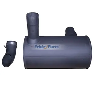 Muffler 6754-11-5340 for Komatsu Engine SAA6D107E-1 Excavator PC200-8 PC200LC-8 PC200LL-8 PC210-8K PC210LC-8K PC220-8 PC220LC-8 PC228US-8 PC240LC-8 — 2