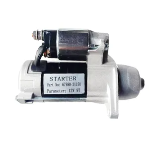 Kubota Tractor Mower Diesel 67980-31150 Starter, 12V 9T