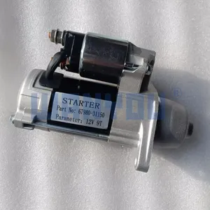 Kubota Tractor Mower Diesel 67980-31150 Starter, 12V 9T — 2