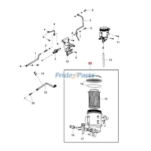 Fuel Filter 68157290AB 68157290AA for Ram 2500 3500 4500 5500 2013-2018 6.7L — 7