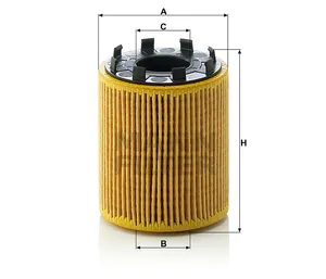 Ölfilter Original MANN-FILTER HU713/1x — 2