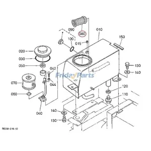 Hydraulic Suction Filter 68191-62180 for Kubota Excavator KX36(H) KX41-2 KX41H — 2