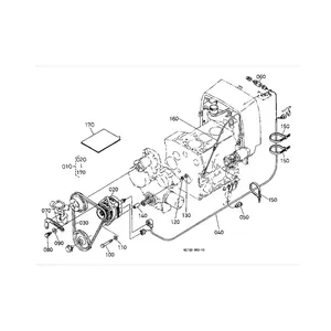 Comp Relay 68881-53540 for Kubota Engine D1403 Tractor B1700 B2100 B2400 B2410 B26 B2910 Excavator KX080-3 KX121-2 KX121-3 KX161-2 KX161-3 KX61-2 KX91-3 — 2