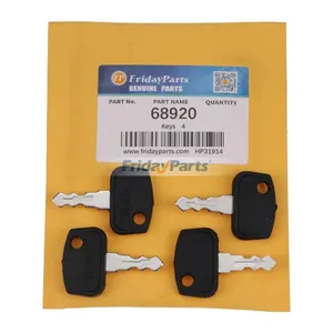 4 Pcs Ignition Key 68920 PL501-68920 For Kubota B26 BX1850D BX1860 BX1870 BX1870-1 BX2350D BX2360 BX2370 BX2370-1 BX24D BX25 BX25DLB BX25DLB-1 — 5