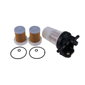 Fuel Filter Assembly & 2 Pcs Filter 6A320-58862 6A320-58830 for Kubota Tractor B2410 B2710 L2800 L3400 RTV-X1100CR