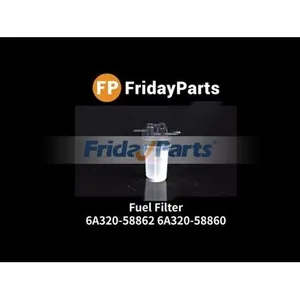 Fuel Filter 6A320-58862 for Kubota Tractor B2301HSD B26 B2710HSD B2910HSD B7410D L2501D L2800F L3400F M5640SU — 5