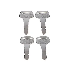 4 Pieces Ignition Keys 15248-63700 for Kubota B Series Tractor Case New Holland