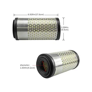 Air Filter Outer 6C060-99410 Inner 32721-58240 for Kubota Engine D1105 Tractor B1700HSD B2400HSD B2100HSD B2320HSD B2410HSD B3200HSD B7410D — 4