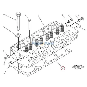 Cylinder Head Gasket 6I4689 for Caterpillar Engine 3114 CAT Backhoe Loader 446B 446D Excavator E110B E120B — 2