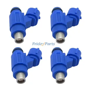4 Pieces Fuel Injector 6S5-13761-10-00 for Yamaha Waverunner FX VX VXS VXR GP1800R