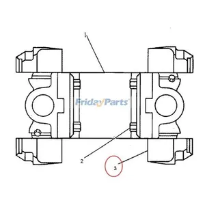 Spider & Bearing Assembly 6S6902 for Caterpillar CAT 931B 933 D3 D3CIII D4CIII — 6