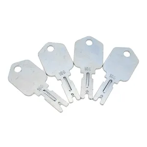 4 Pcs For Clark Crown Gradall Gehl Hyster Komatsu Yale #166 Forklift Ignition Key — 2