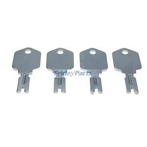 4 Pcs For Clark Crown Gradall Gehl Hyster Komatsu Yale #166 Forklift Ignition Key