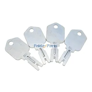 4 Pcs For Clark Crown Gradall Gehl Hyster Komatsu Yale #166 Forklift Ignition Key — 2