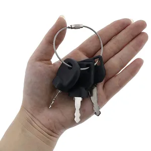 3 Pcs Ignition Key for JCB Bomag Hamm Roller Compaction Dynapac Terex Vibromax Volvo Ford Moxy New Holland and More — 2