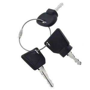 3 Pcs Ignition Key for JCB Bomag Hamm Roller Compaction Dynapac Terex Vibromax Volvo Ford Moxy New Holland and More — 3