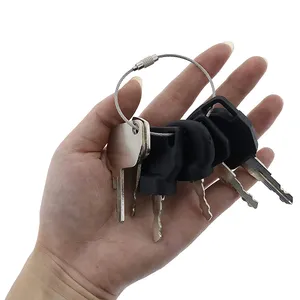 6 Pcs Ignition Keys for JCB New Holland Terex Ford CASE Heavy Equipment — 7