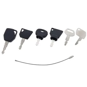6 Pcs Ignition Keys for JCB New Holland Terex Ford CASE Heavy Equipment — 6