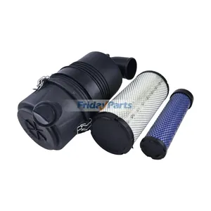 Air Cleaner Assembly With Inner and Outer Filters 7010245 for Bobcat Excavator E45 E50 E55 E42 — 5