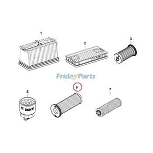Hydraulic Oil Filter 7012314 for Bobcat Loader T630 T650 T750 T770 T870 S630 S650 S750 S770 S850 — 6