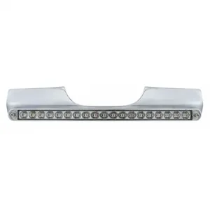 Motorcycle Rear Signal Light Bar With 19 LED 12" Light Bar - Red LED/Clear Lens
