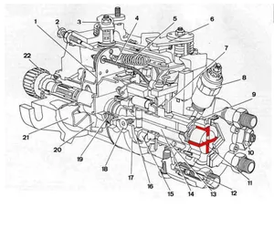Lucas CAV DPA, DPS and DPC transfer pump blade/vane set. Genuine Delphi — 6