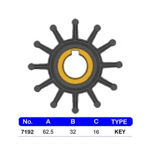 7192-01K JMP Marine Flexible Impeller Kit