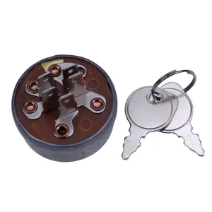 5 Terminal 3 Position Ignition Switch With 2 Keys 4406R 3510-772-003 23-0660 925-0267 for Garden Tractors with Battery Ignition Kohler K Engine — 5