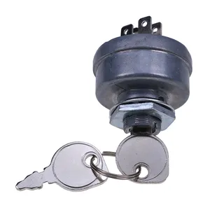 5 Terminal 3 Position Ignition Switch With 2 Keys 4406R 3510-772-003 23-0660 925-0267 for Garden Tractors with Battery Ignition Kohler K Engine