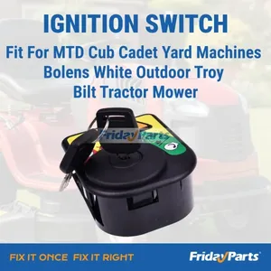Ignition Switch 430-220 925-04227 925-06119 725-04227 for MTD Cub Cadet Yard Machines Bolens White Outdoor Troy Bilt Tractor Mower — 3