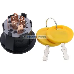 Ignition Switch Key 725-04659 925-04659 for Cub Cadet Zero Turn Ariens Gravely Bad Boy Dixie Chopper Troy-Bilt John Deere Tractor — 4