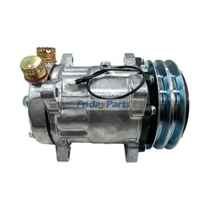 SD7H15HD A/C Compressor 72504984 for CASE IH JX55 JX60 JX65 JX70 New Holland TD60D TD70D TD75D TD80D TD90D TD95D TL100 Tractor