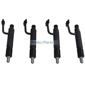 4Pcs Fuel Injector 729645-53100 for Komatsu Engine 4D88E-5 Excavator PC45R-8 Skid Steer Loader SK714-5 SK815-5