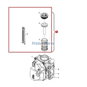 Diesel Exhaust Fluid Filter Kit 7311062 for Bobcat Loader A770 — 2