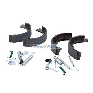 4 Pieces Emergency Parking Brake Shoe & Springs Kit 7329K for RAM Pick Up 1500 2008-2018 — 3