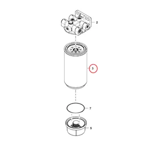 Fuel Filter 7336334 for Bobcat Loader S76 T76 — 6