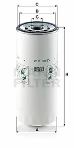 Oil filter / Filtre d’huile moteur Renault/Mack — 2
