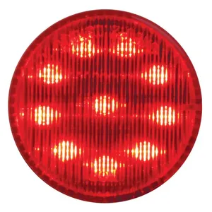 75111 2" RED/RED 10-LED MARKER SEALED LIGHT, 24V