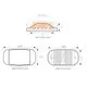 75160 RECT. AMBER/AMBER WIDE ANGLE 14 LED LIGHT, HIGH/LOW 3 WIRES — 2