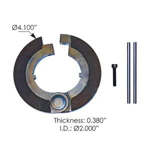755.CB313, 2" Hinged Clutch Brake - 0.380" Thick