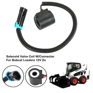 2-Speed Solenoid Valve Coil 6676244 for Bobcat Skid Steer Loader 863 873 883 A220 A300 S220 S250 S300 S330 — 2
